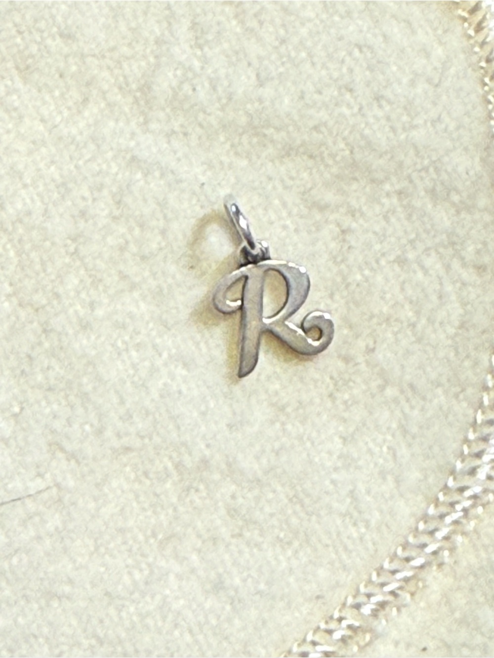 James Avery Script Charm - R - Picture 3 of 6
